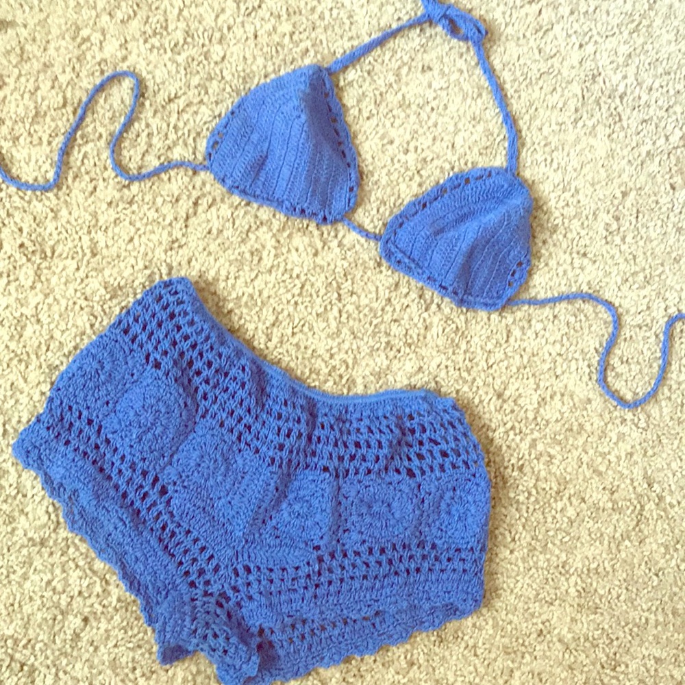 Brazilian knitted bathing suit NWOT